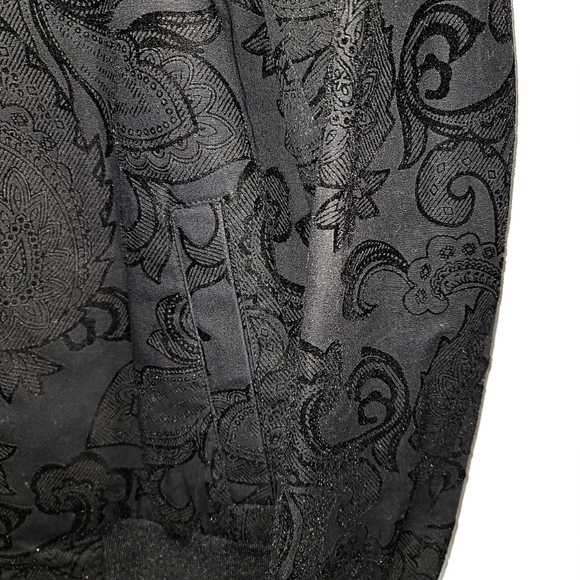 INC Flocked Velvet Bomber Jacket - Picture 3 of 3